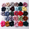 UNIQ Wholesale 2021 Customize Silk Hair Tie Hair Accessories Satin Scrunchies For Women